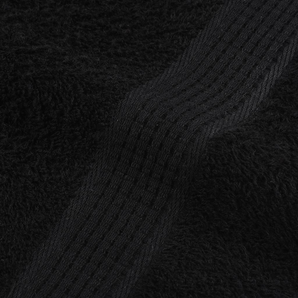 Sauna Towels "FROGN" 2 pcs Black 80x200 cm 360 gsm