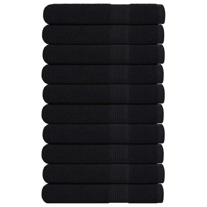 Sauna Towels "FROGN" 10 pcs Black 80x200 cm 360 gsm
