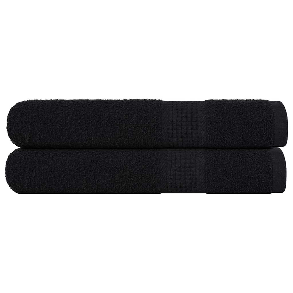 Towels "FROGN" 2 pcs Black 100x200 cm 360 gsm