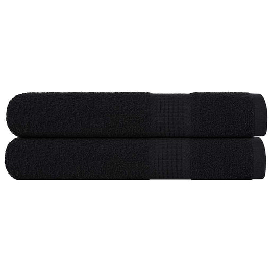 Towels "FROGN" 2 pcs Black 100x200 cm 360 gsm