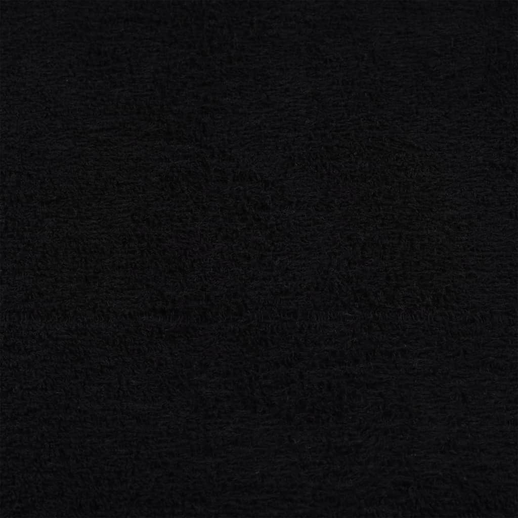 Towels "FROGN" 10 pcs Black 100x200 cm 360 gsm