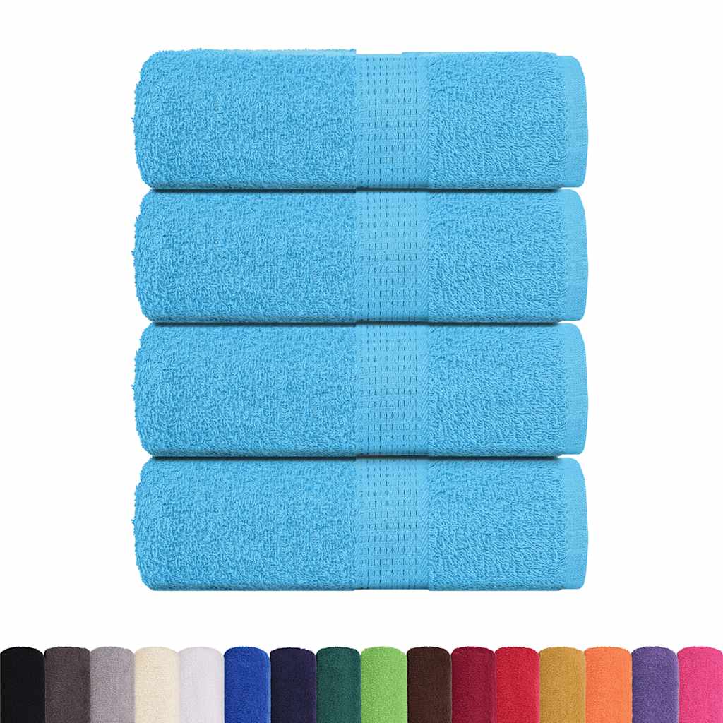 Wash Towels "FROGN" 4 pcs Turquoise 30x30 cm 360 gsm
