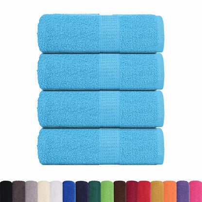 Wash Towels "FROGN" 4 pcs Turquoise 30x30 cm 360 gsm