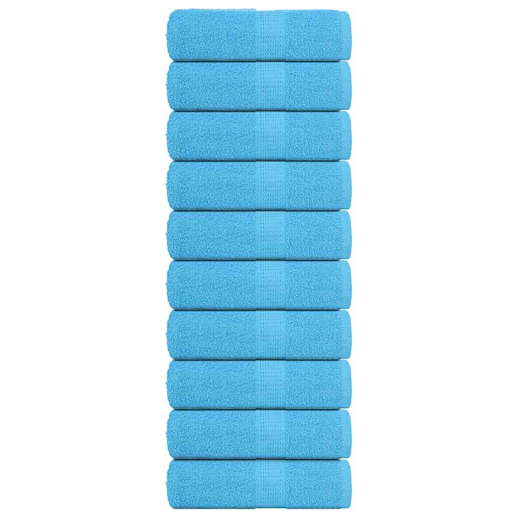 Wash Towels "FROGN" 10 pcs Turquoise 30x30 cm 360 gsm