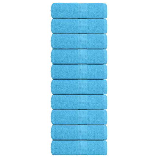 Wash Towels "FROGN" 10 pcs Turquoise 30x30 cm 360 gsm