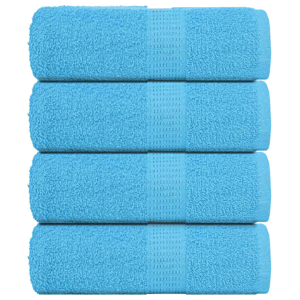 Guest Towels "FROGN" 4 pcs Turquoise 30x50 cm 360 gsm
