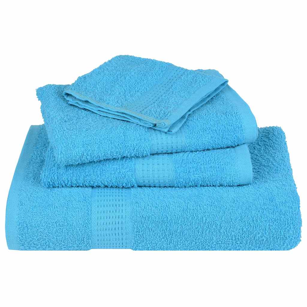 Guest Towels "FROGN" 10 pcs Turquoise 30x50 cm 360 gsm