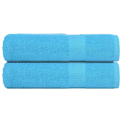 Hand Towels "FROGN" 2 pcs Turquoise 50x100 cm 360 gsm