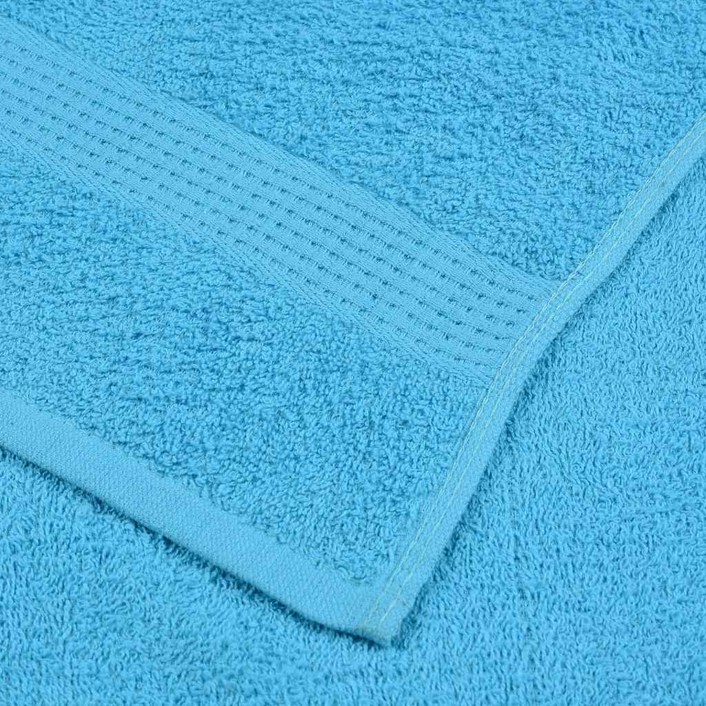 Hand Towels "FROGN" 4 pcs Turquoise 50x100 cm 360 gsm