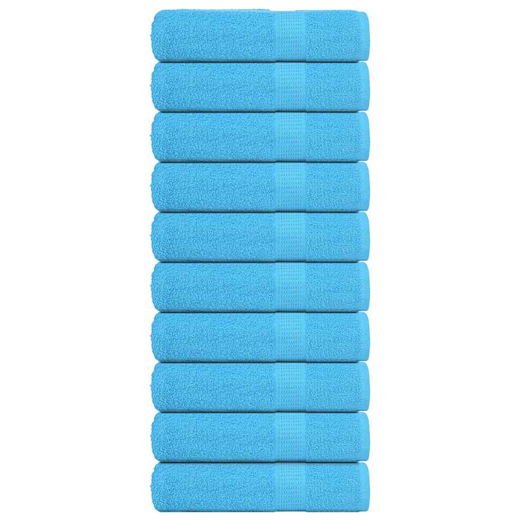Shower Towels "FROGN" 10 pcs Turquoise 70x140 cm 360 gsm