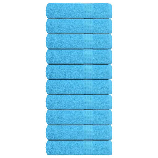 Shower Towels "FROGN" 10 pcs Turquoise 70x140 cm 360 gsm