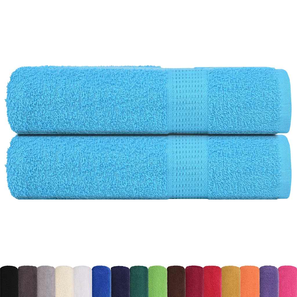 Bath Towels "FROGN" 2 pcs Turquoise 100x150 cm 360 gsm