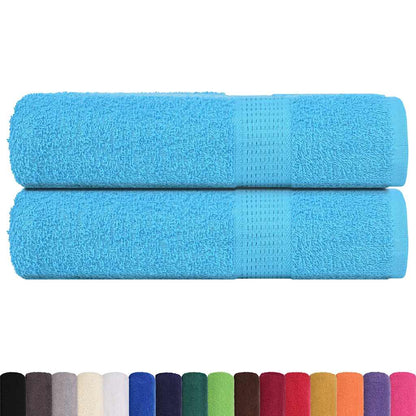 Bath Towels "FROGN" 2 pcs Turquoise 100x150 cm 360 gsm