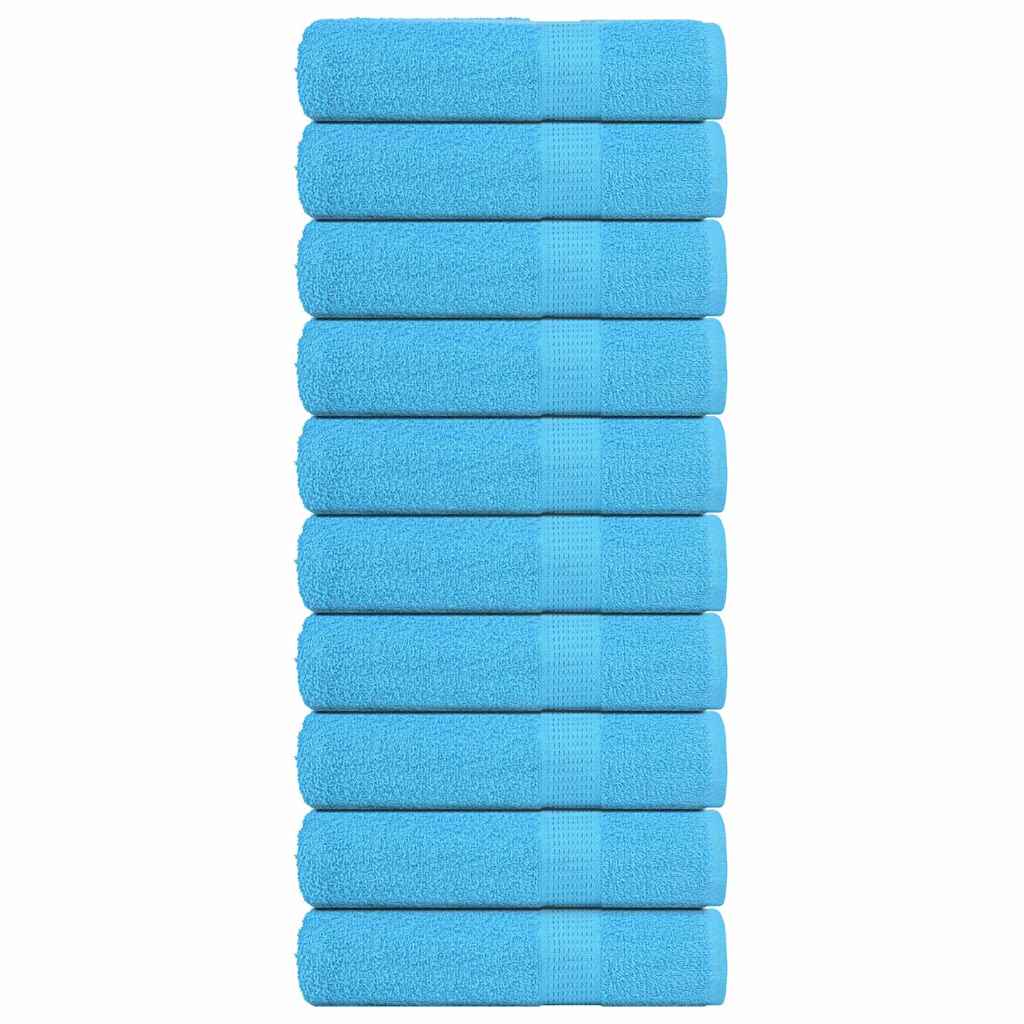 Bath Towels "FROGN" 10 pcs Turquoise 100x150 cm 360 gsm