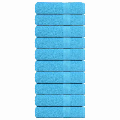 Bath Towels "FROGN" 10 pcs Turquoise 100x150 cm 360 gsm