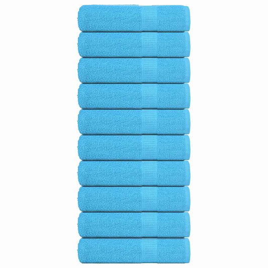 Bath Towels "FROGN" 10 pcs Turquoise 100x150 cm 360 gsm
