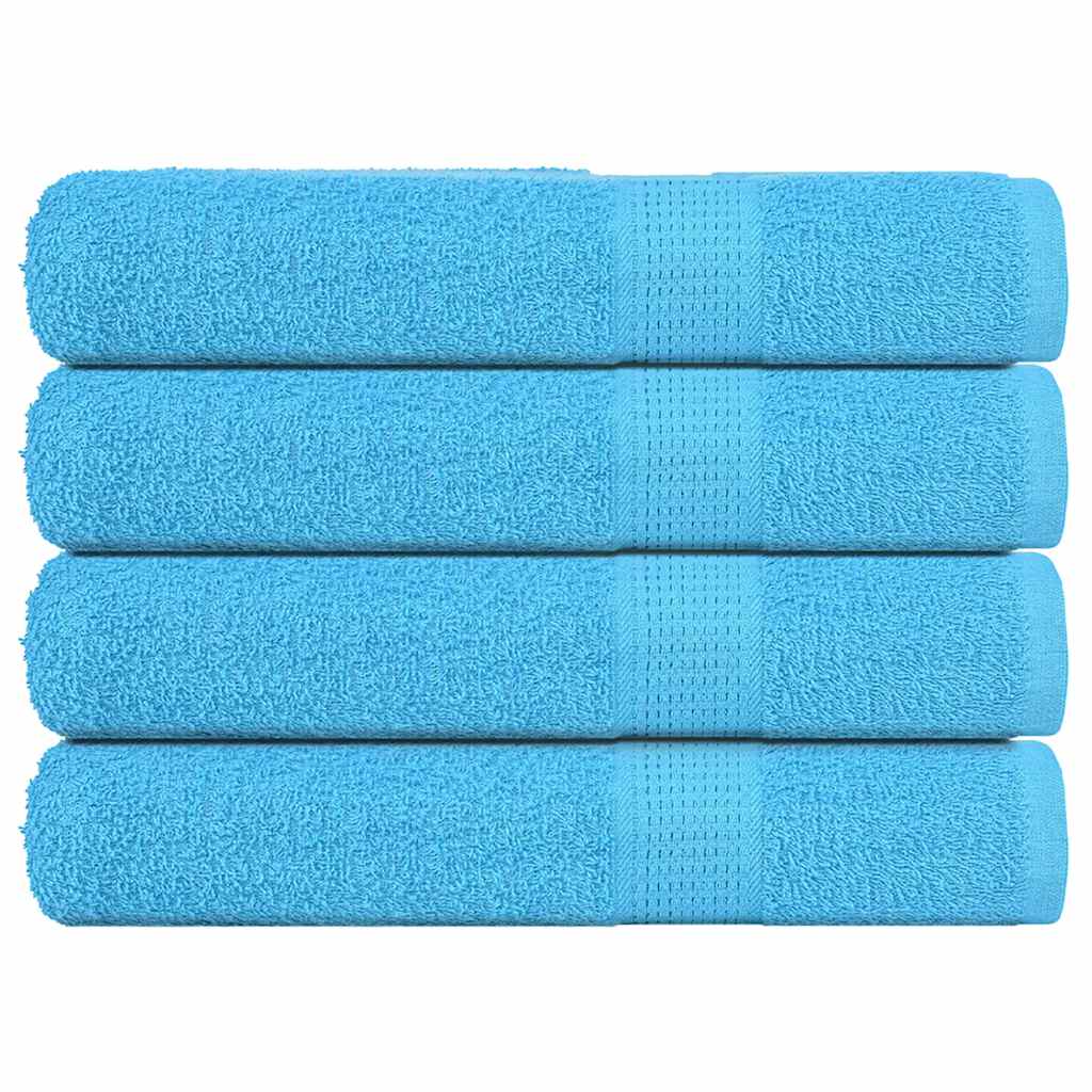 Sauna Towels "FROGN" 4 pcs Turquoise 80x200 cm 360 gsm