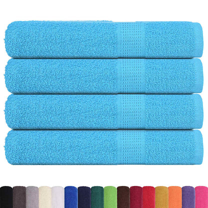 Sauna Towels "FROGN" 4 pcs Turquoise 80x200 cm 360 gsm