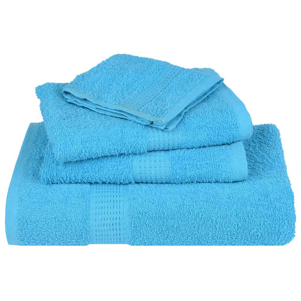 Sauna Towels "FROGN" 4 pcs Turquoise 80x200 cm 360 gsm