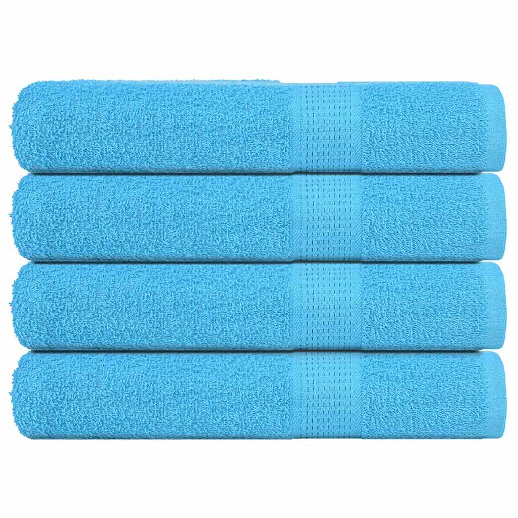 Towels "FROGN" 4 pcs Turquoise 100x200 cm 360 gsm