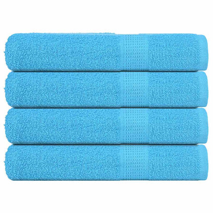 Towels "FROGN" 4 pcs Turquoise 100x200 cm 360 gsm