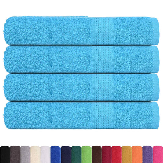 Towels "FROGN" 4 pcs Turquoise 100x200 cm 360 gsm