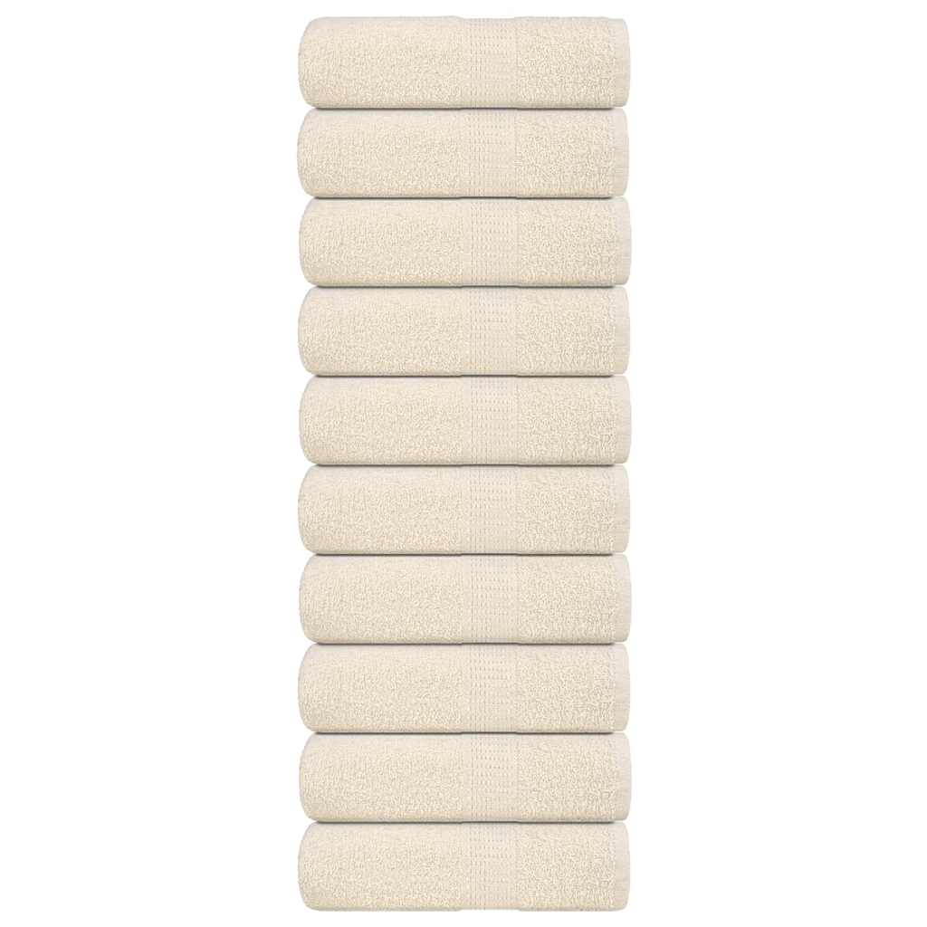 Guest Towels "FROGN" 10 pcs Cream 30x50 cm 360 gsm
