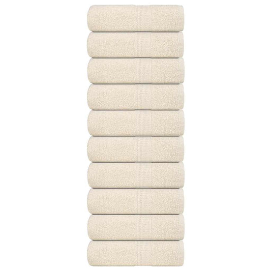 Guest Towels "FROGN" 10 pcs Cream 30x50 cm 360 gsm