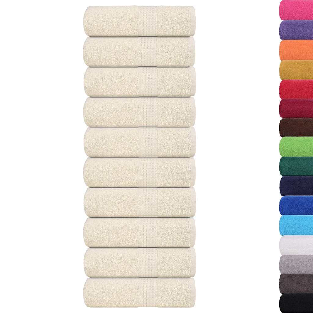 Guest Towels "FROGN" 10 pcs Cream 30x50 cm 360 gsm