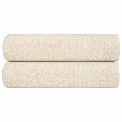 Hand Towels "FROGN" 2 pcs Cream 50x100 cm 360 gsm