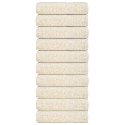 Hand Towels "FROGN" 10 pcs Cream 50x100 cm 360 gsm
