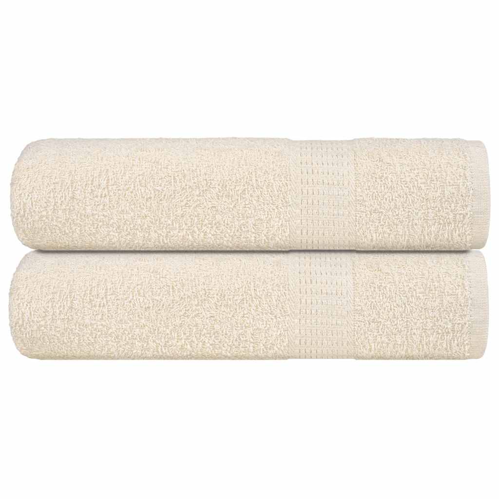 Shower Towels "FROGN" 2 pcs Cream 70x140 cm 360 gsm