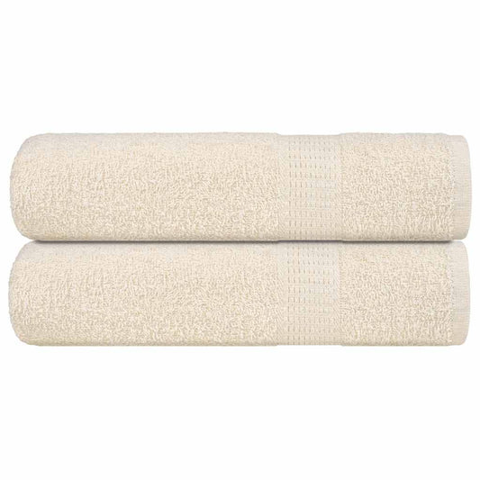 Shower Towels "FROGN" 2 pcs Cream 70x140 cm 360 gsm
