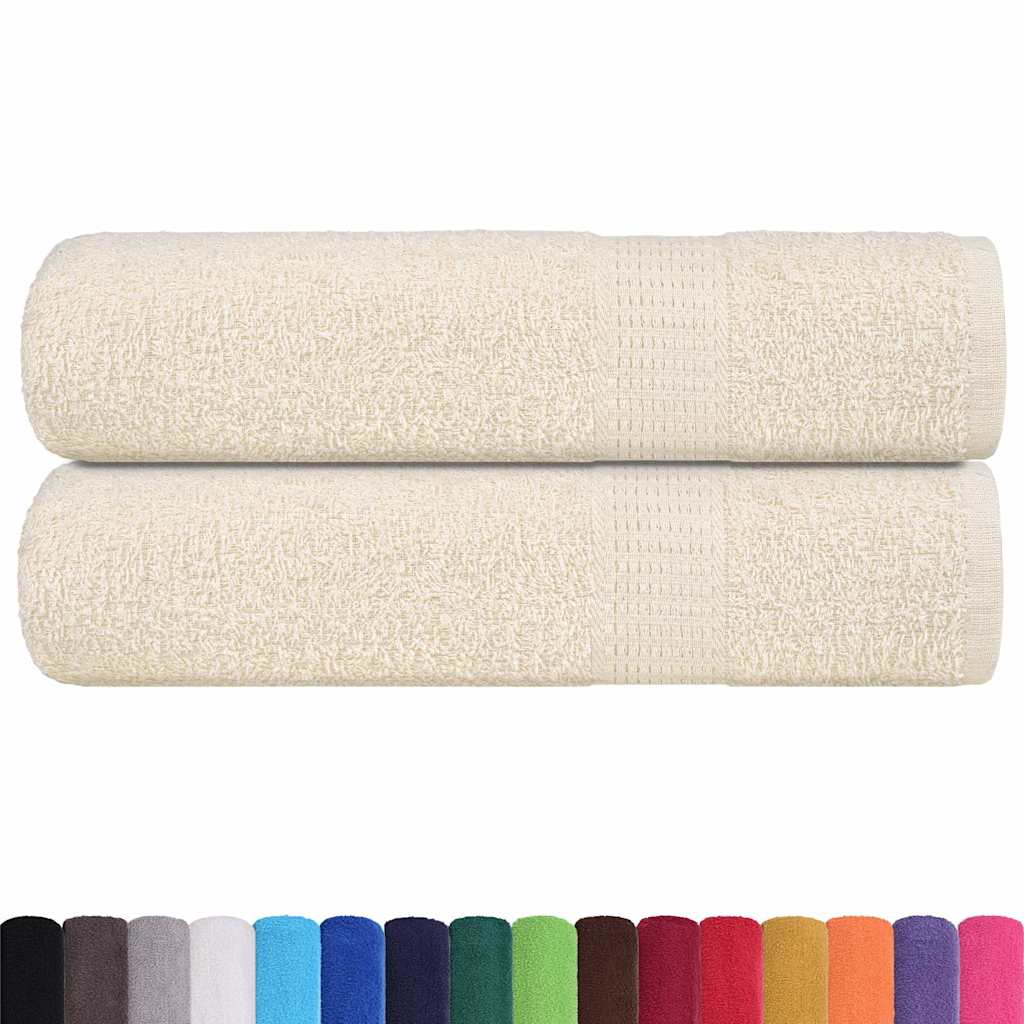 Shower Towels "FROGN" 2 pcs Cream 70x140 cm 360 gsm