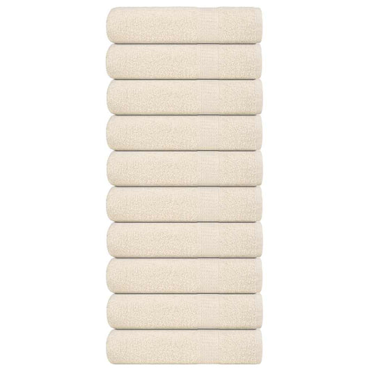 Shower Towels "FROGN" 10 pcs Cream 70x140 cm 360 gsm