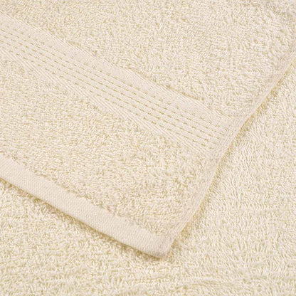 Shower Towels 10 pcs "FROGN" Cream 70x140 cm 100% Cotton