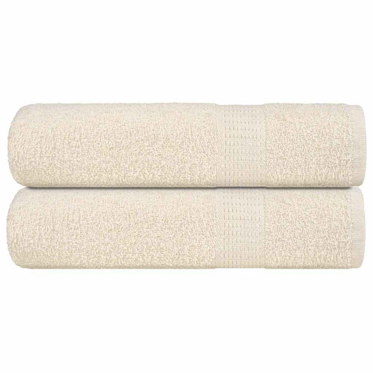 Bath Towels "FROGN" 2 pcs Cream 100x150 cm 360 gsm