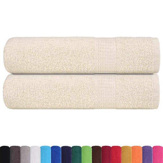 Bath Towels "FROGN" 2 pcs Cream 100x150 cm 360 gsm