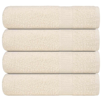 Bath Towels "FROGN" 4 pcs Cream 100x150 cm 360 gsm