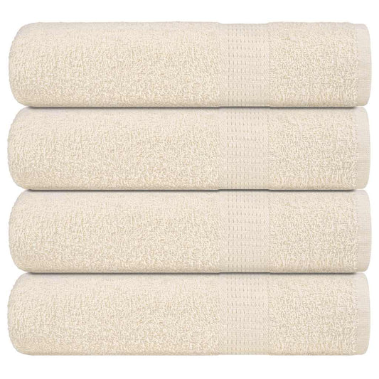 Bath Towels "FROGN" 4 pcs Cream 100x150 cm 360 gsm