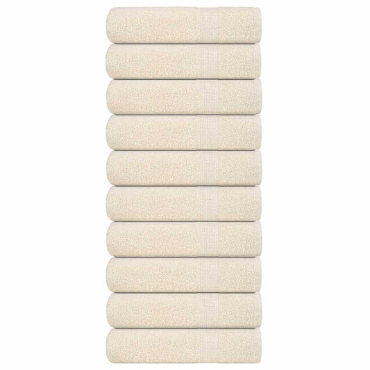 Bath Towels "FROGN" 10 pcs Cream 100x150 cm 360 gsm