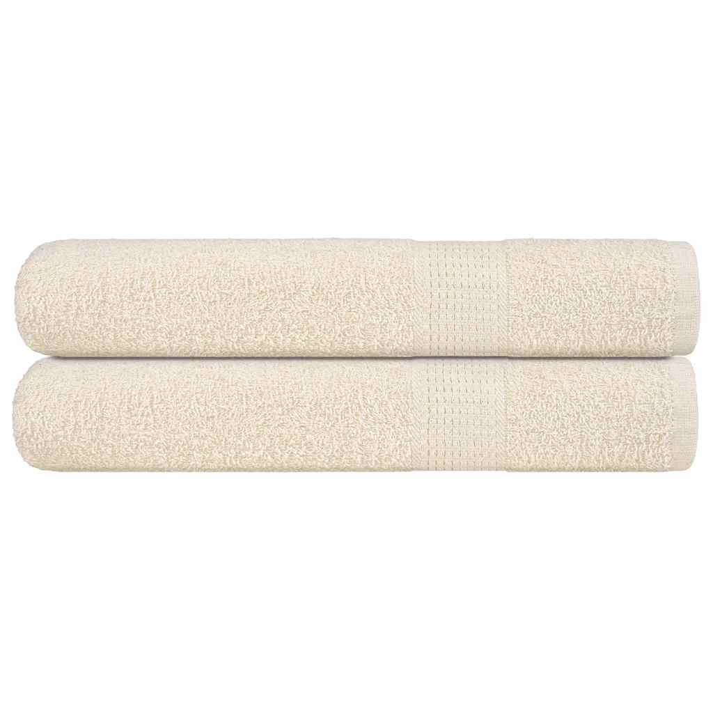 Sauna Towels "FROGN" 2 pcs Cream 80x200 cm 360 gsm