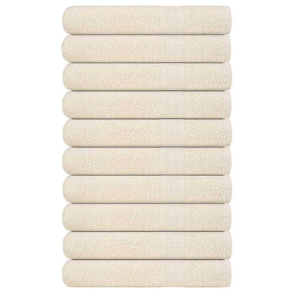 Sauna Towels "FROGN" 10 pcs Cream 80x200 cm 360 gsm