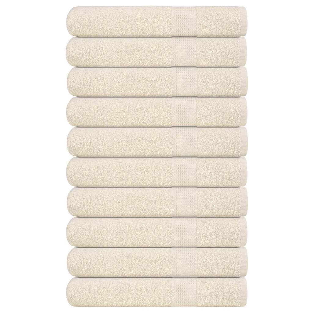 Towels "FROGN" 10 pcs Cream 100x200 cm 360 gsm