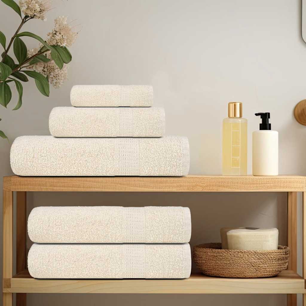 Towels "FROGN" 10 pcs Cream 100x200 cm 360 gsm