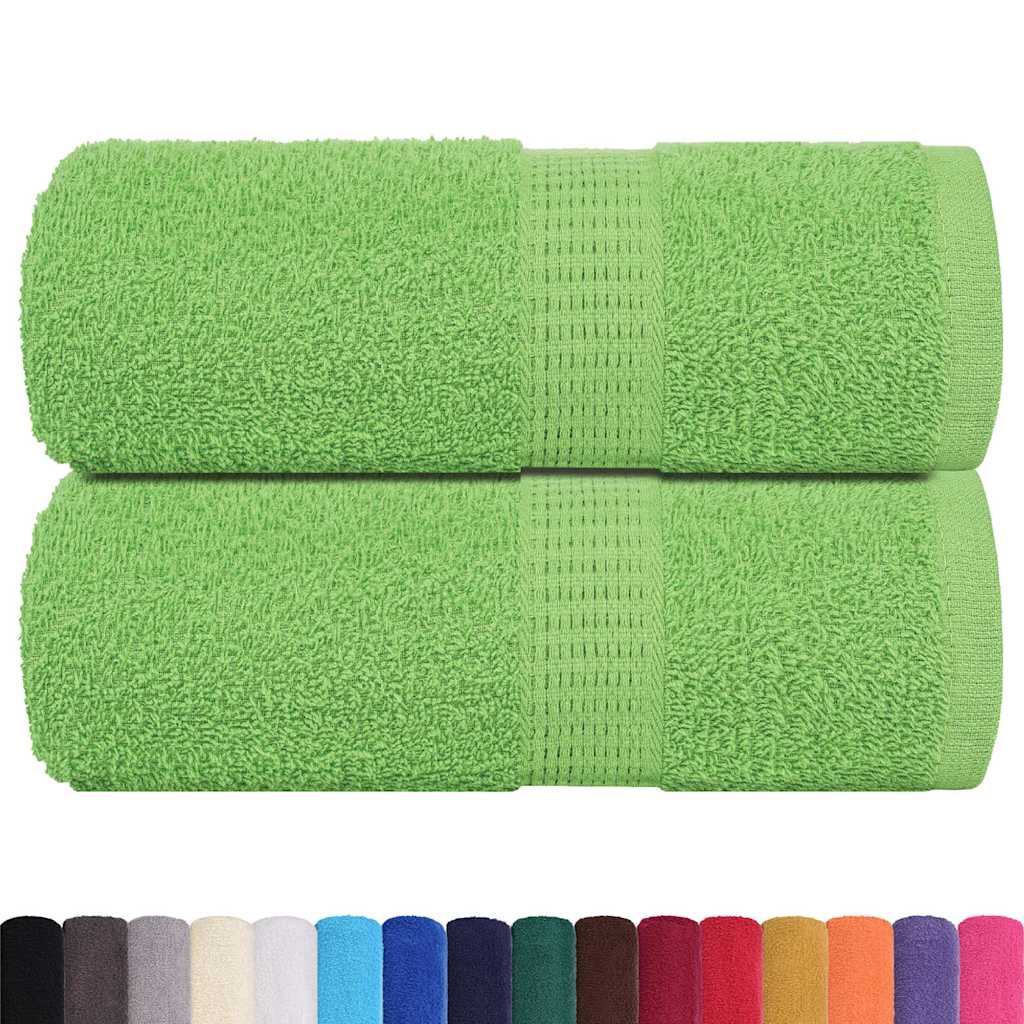 Guest Towels "FROGN" 2 pcs Apple Green 30x50 cm 360 gsm