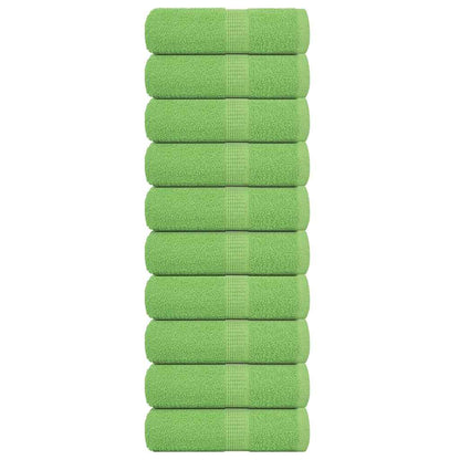 Guest Towels "FROGN" 10 pcs Apple Green 30x50 cm 360 gsm