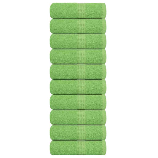 Guest Towels "FROGN" 10 pcs Apple Green 30x50 cm 360 gsm