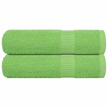 Hand Towels "FROGN" 2 pcs Apple Green 50x100 cm 360 gsm