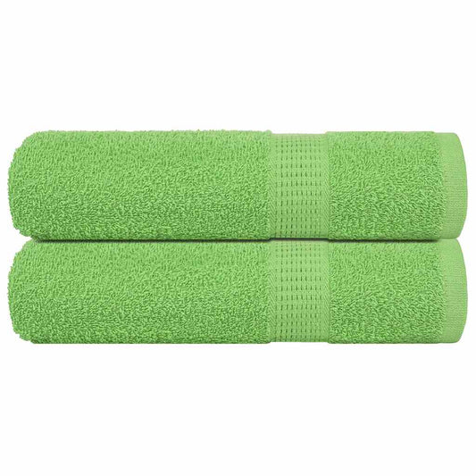 Hand Towels "FROGN" 2 pcs Apple Green 50x100 cm 360 gsm
